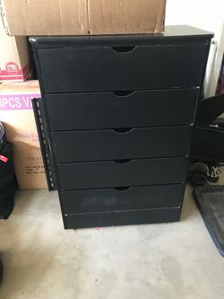 Black dresser