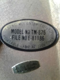 lamp probley a antique