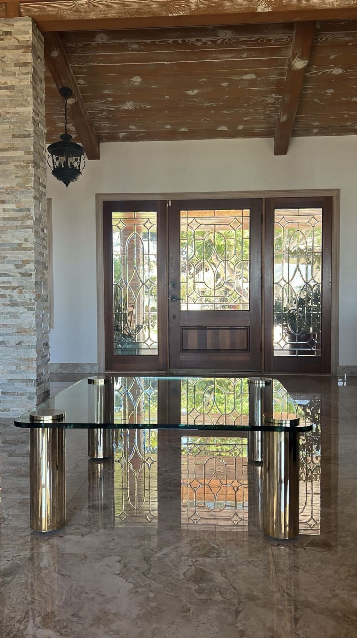 PACE COLLECTION- RARE Brass Cocktail Table