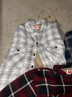 Wrangler Flannel Sherpa-Lined Shirts – Lot of 3