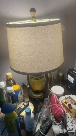 Pair Of Bedside Lamps With USB And Electric Ports