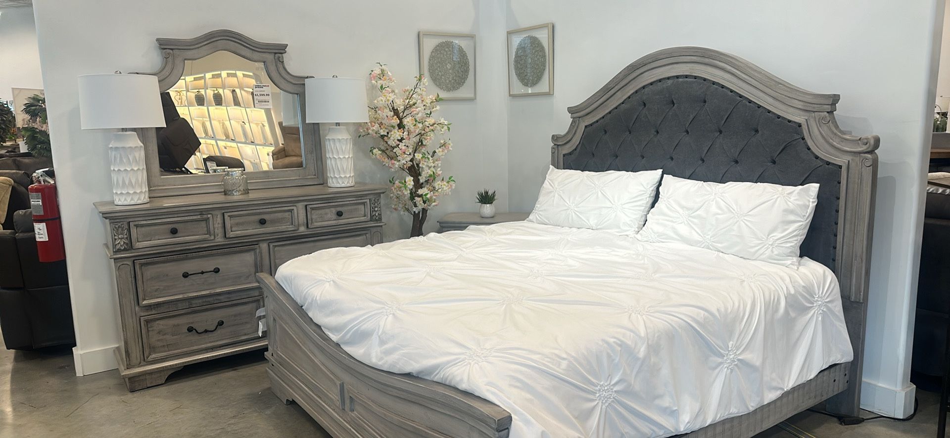 6 Pc New King Or Queen Bedroom Set,All Products : American Fashion Style Bags On Sale