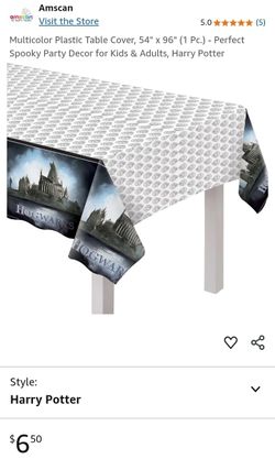 Set Of 2 Table covers Harry Potter Hogwarts 54"X96"