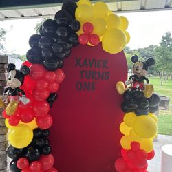 Mickey Mouse Happy Birthday Balloon Decoration 