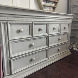 Baby Furniture W/ Changing Table Attachment 