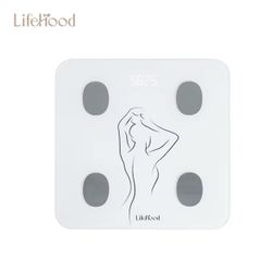 Lifehood Led bluetooth Digital Body Fat Analyzer Electronic BMI Scale with Water Fat Calorie Analysis Weight Loss Balance