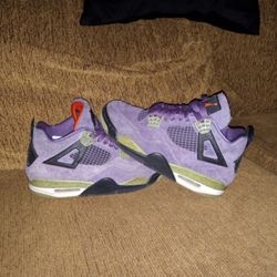 Jordan 4 Retro Canyon purple