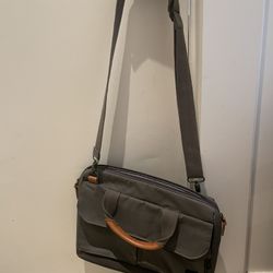 Gray Messenger Bag