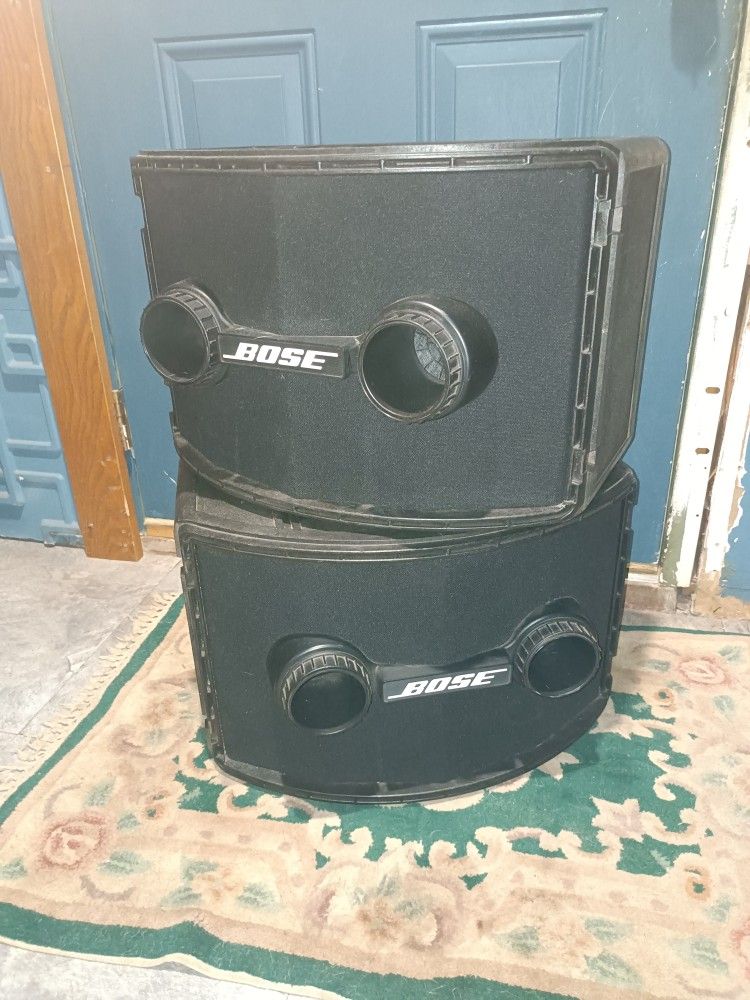 Two Bose 802 Professional Loudspeaker System Serial #035909