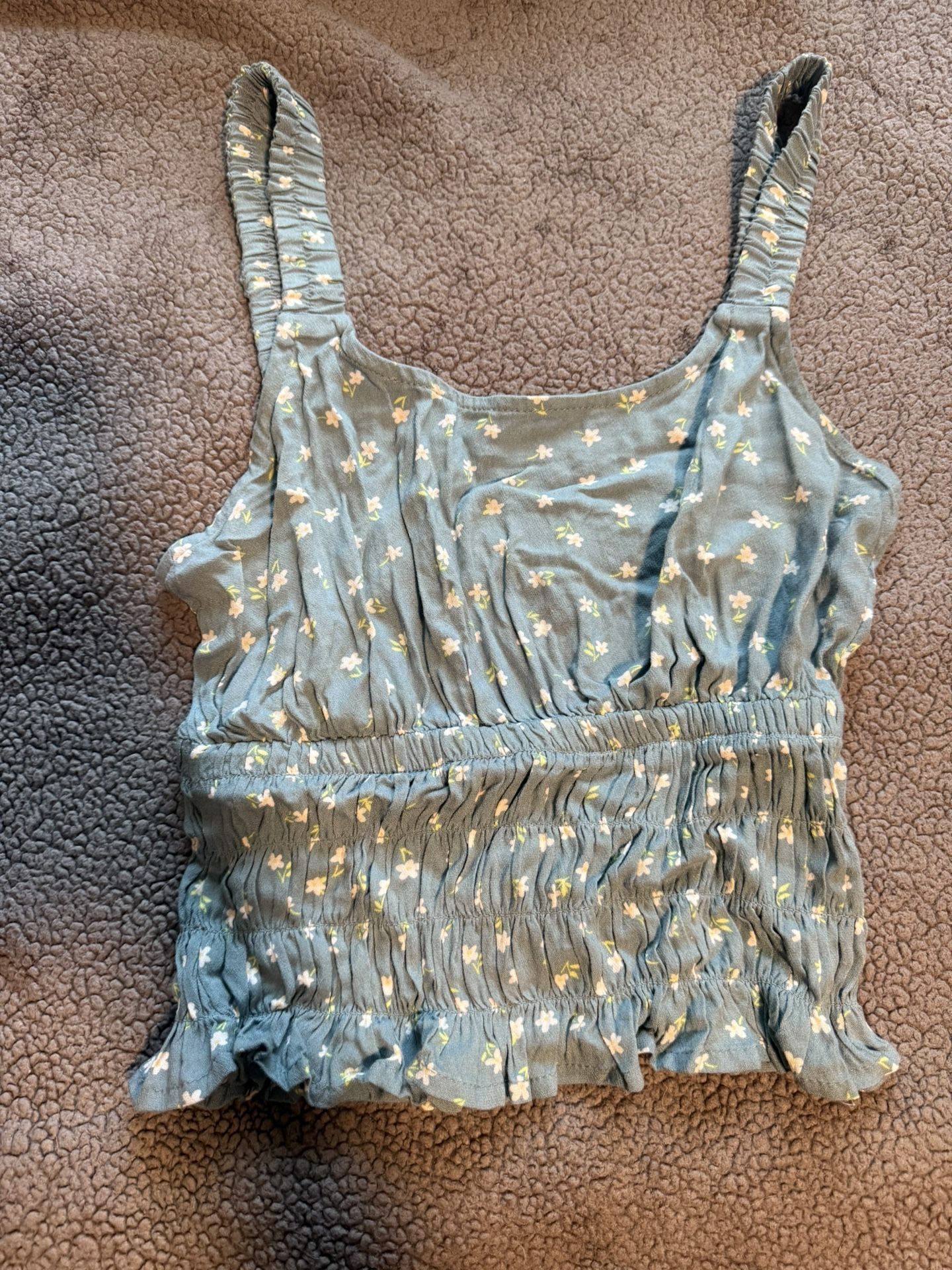Pacsun Blue Flower Tank