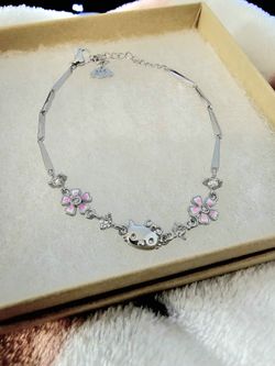Silver Hello Kitty Bracelet 