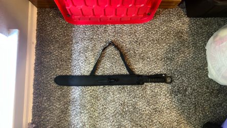 Green “Cosplay sword”  with The Punisher logo