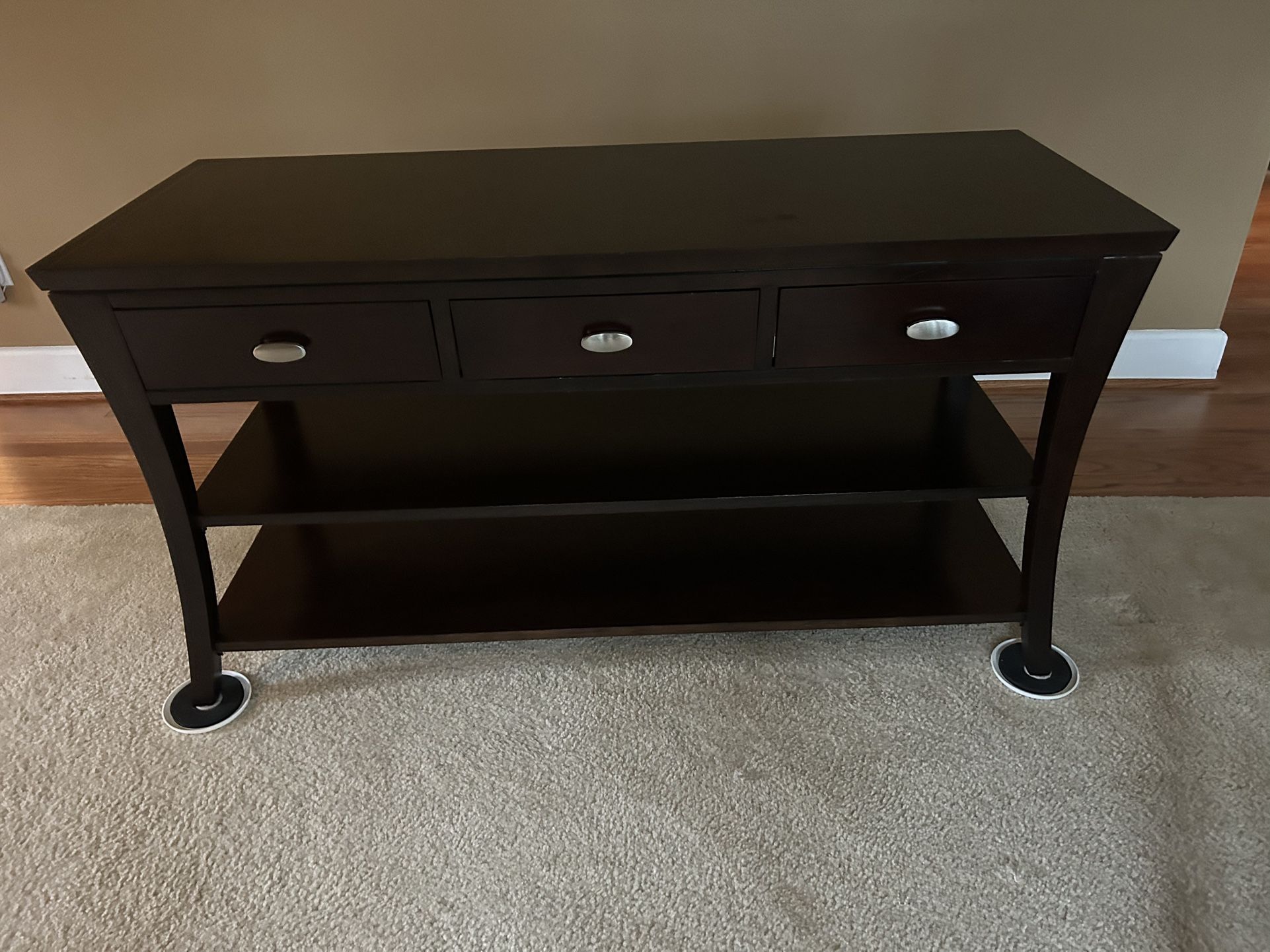 Console Table And Pair Of Side Tables