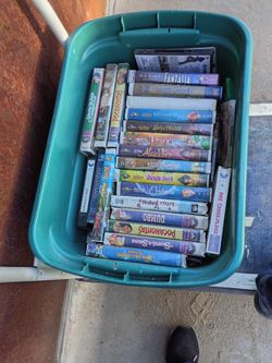 VHS Disney movies