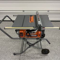 Ridgid 10” Portable Corded Pro Jobsite Table Saw w/Stand
