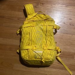 yellow supreme backpack