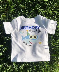 Baby Shark Birthday Shiirt