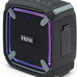 iHome Waterproof Bluetooth Speaker with Color Changing Lights, iP67

