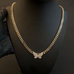 Gold Plated Stainless Steel Necklace 