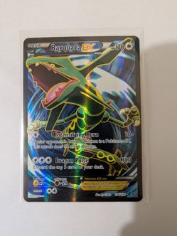 Rayquaza EX 104/108 LP roaring skies holo XY full art pokemon card