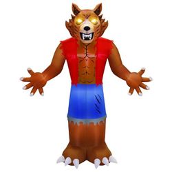 AtHome 20ft Inflatable Brown Werewolf