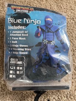 Blue ninja costume