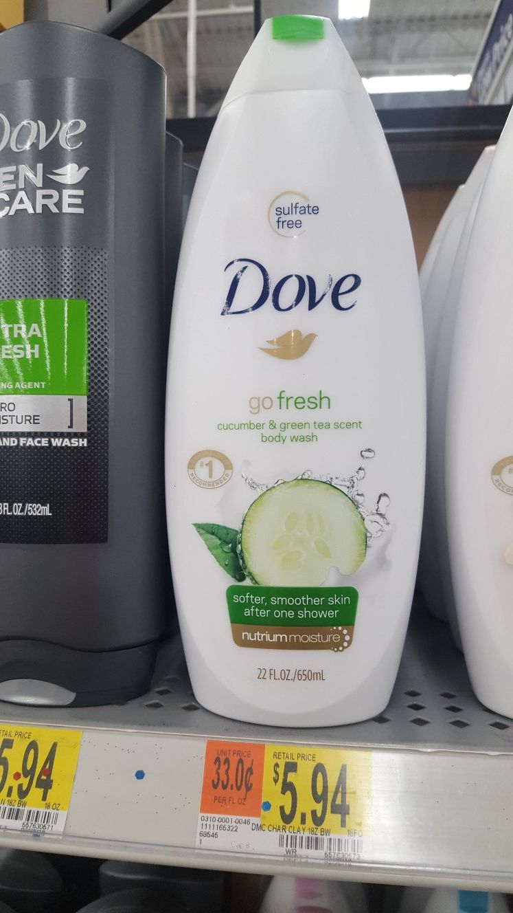 Dove body wash