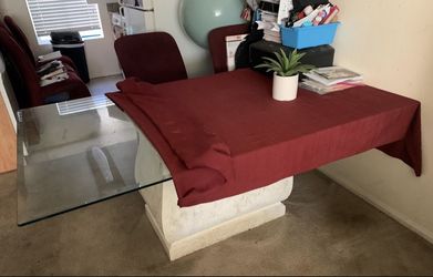 ‘72 Glass Dining Table