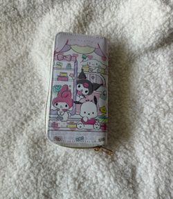 Brand New Hello Kitty And Friends Long Zip Wallet
