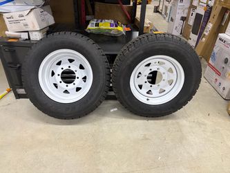 BRAND NEW Shop SKYSHALO 8-Lug Shipping Container Wheels Kit, Heavy Duty with Tie Down, Moves 20-40 ft. for Warehouse, Construction