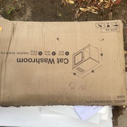 Cat Washroom Litter Box Cabinet Brand New