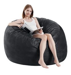 ILPEOD Large Memory Foam Beanbag Chair Brand New Condition (was too large for my space) retails: $96