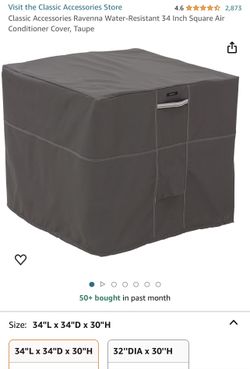 Air Conditioner Cover 34 Inch Square