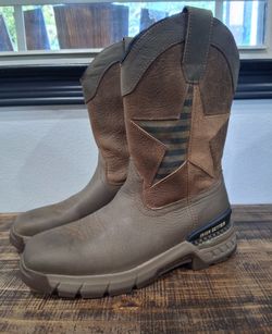 Irish Setter Two Harbors 11” Pull-on Boot Work Men’s SZ 12  Brown 83995