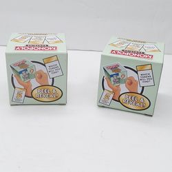 2 Monopoly Surprise 5 Exclusive Collectible Tokens Board Game Sealed- SERIES 1