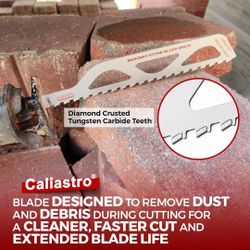 Caliastro
ColourBlack
Number of teeth12
StyleModern
Item thickness12 Inches
12-inch reciprocating blade for masonry application - use to cut through b