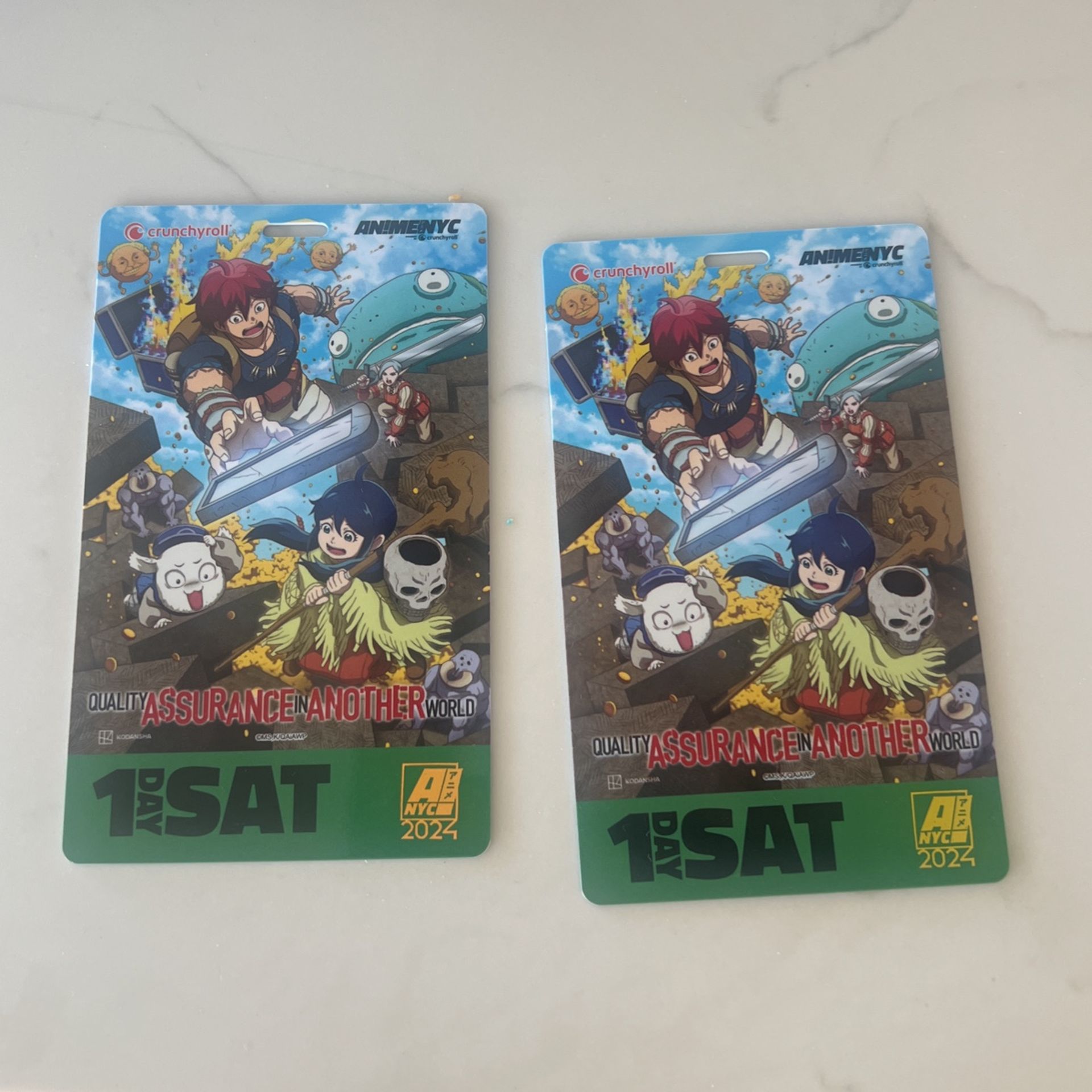 Two Anime Nyc Saturday Passes