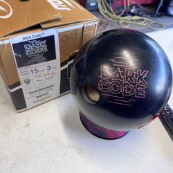 15lb Storm Dark Code Bowling Ball