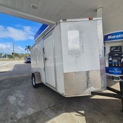 Trailer 6x14 "2017" 1owner Pulls Great, NO Leaks 6ft Height Interior Clean Documentation In Hand ✋️ READ Description FIRST, LEA PRIMERO.