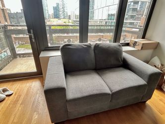 Gray Love Seat Couch