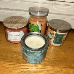 Bundle Of 4 Candles 