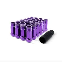 Brand New Purple Lug Nuts