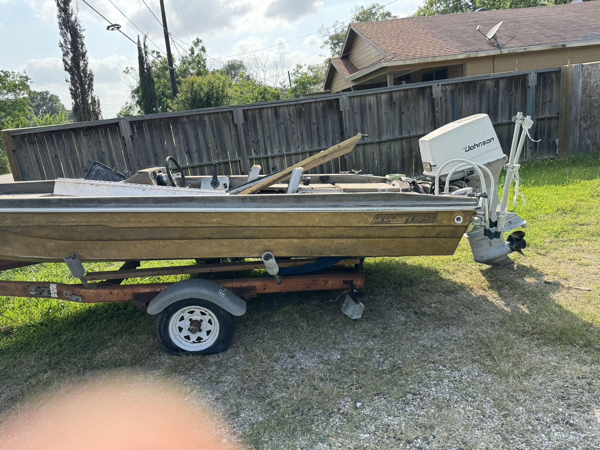 Free Boat And Trailer No Motor Or Titles