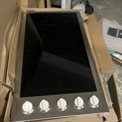 Bluestar Induction Cooktop 36” 5 Burners Stainless Steel