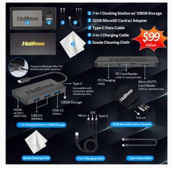 7 In 1 Laptop Docking Station 