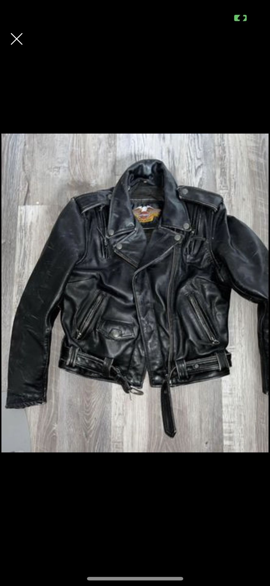 Womens HARLEY DAVISON LEATHER JACKET