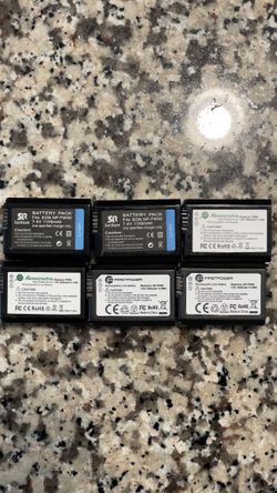 4 NP-FW50 Batteries 