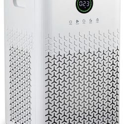 Air Purifier with 3-in-1 True H13 HEPA Filter for Home Large Room, Bedroom & Office up to 500 ft², Auto Mode, 12h Timer & Child Lock, Filters Pet Dand
