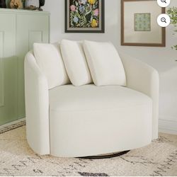 Beautiful Drew Chair by Drew Barrymore, Cream Boucle
