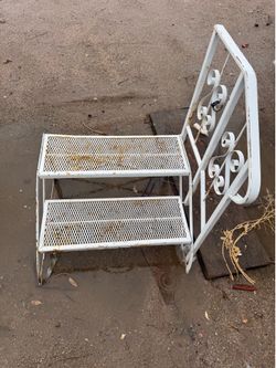 Metal stairs